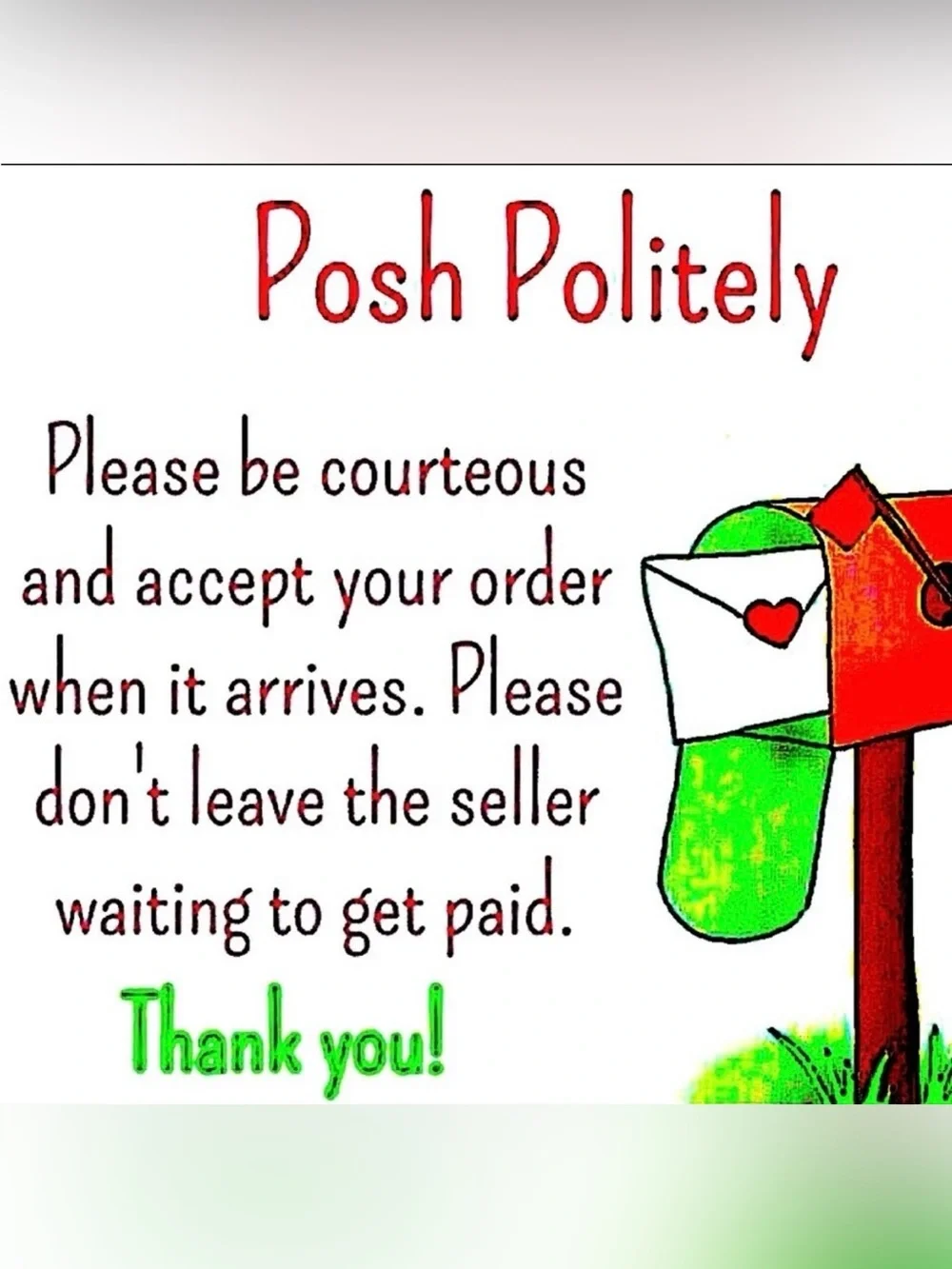 Thank you for accepting your purchase!